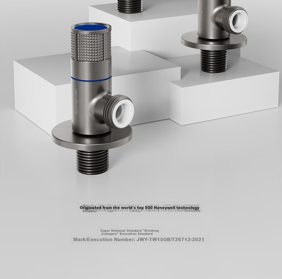 Угловой вентиль Honeywell JF, латунный корпус, керамический сердечник, для холодной и горячей воды, 1/2 дюйма
