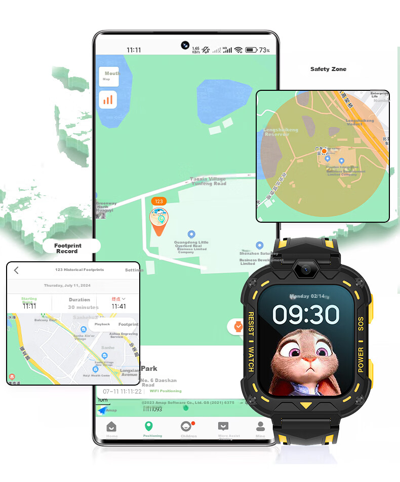Детские умные часы Xiaobawang A69 для детей 6-12 лет, с GPS, SIM-картой, видеозвонками, розовые