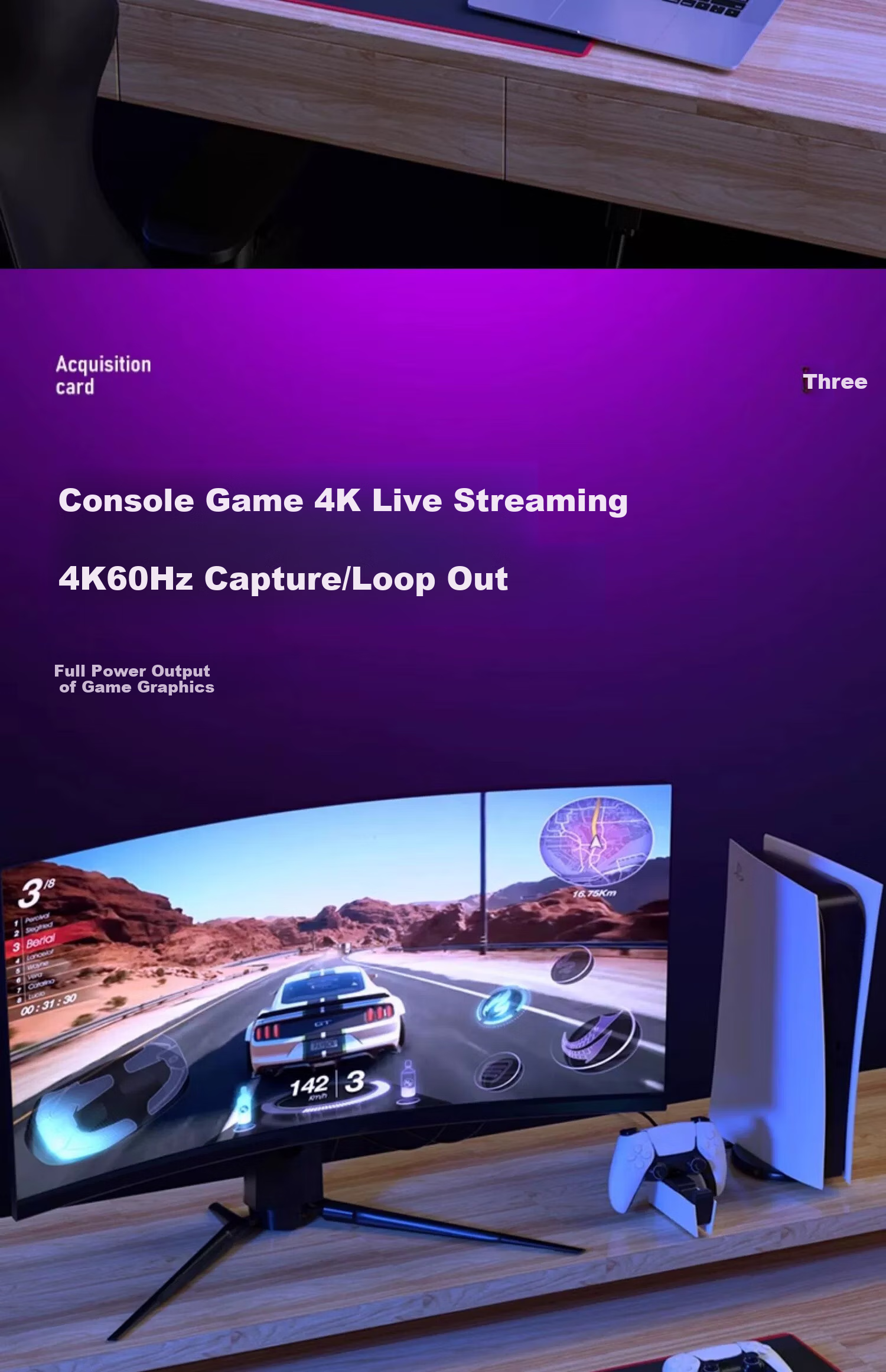Карта захвата CreHiVi 26P4K HDMI, видео для игр и прямой трансляции, поддержка мобильных телефонов, планшетов, камер, запись и воспроизведение PUBG, зеркальные камеры с прямой трансляцией 120 кадров/с