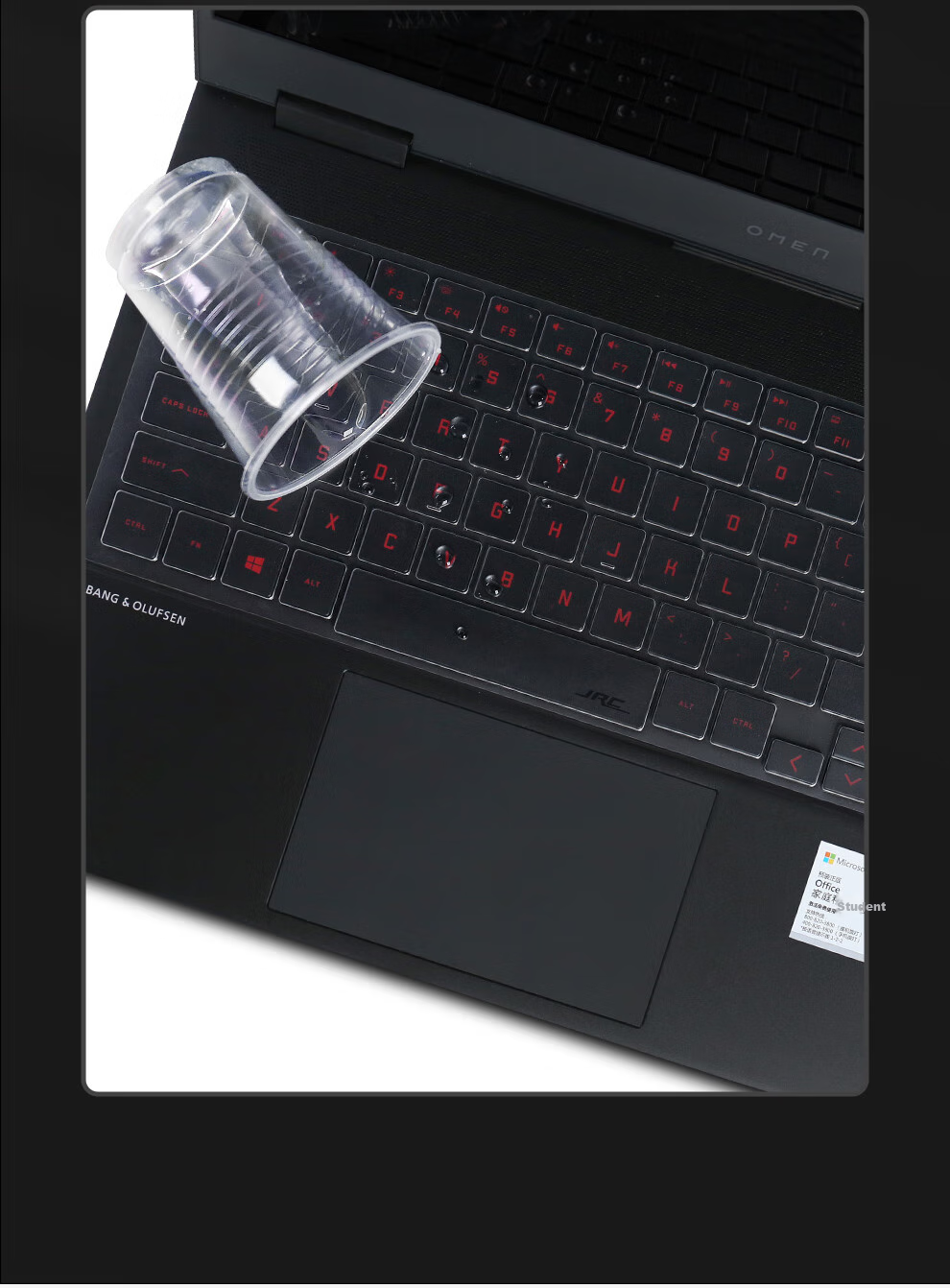 Защитная пленка для клавиатуры Jichuan HP Shadow Elf 11/10/9 Intel/8 Pro, ультратонкая прозрачная TPU, пылезащитная, водонепроницаемая