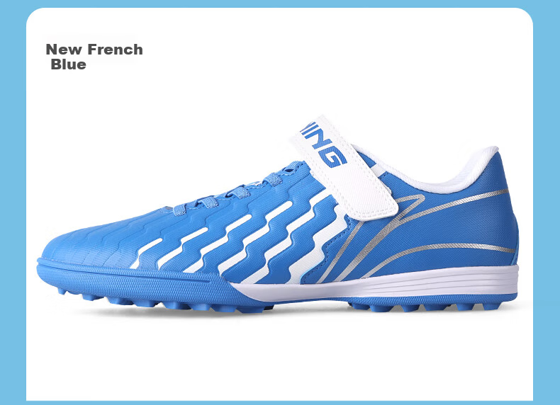 Детские футбольные бутсы Li-Ning для возраста 6-12 лет, с шипами TF, для юношей, для тренировок и соревнований, размер 32