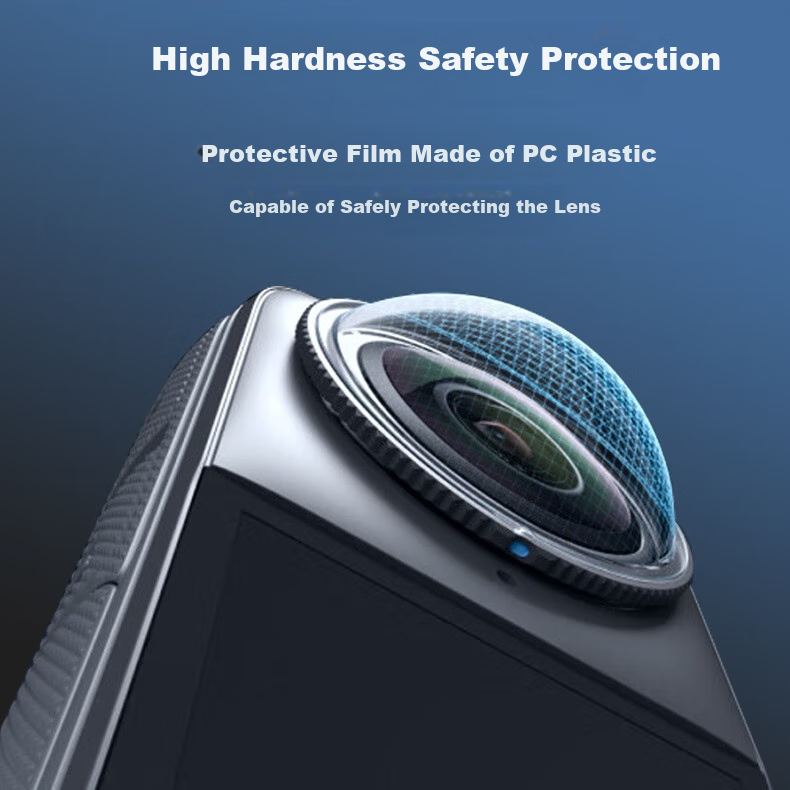 Защитные стекла для камеры Insta360 X5, пластик, 2 шт.