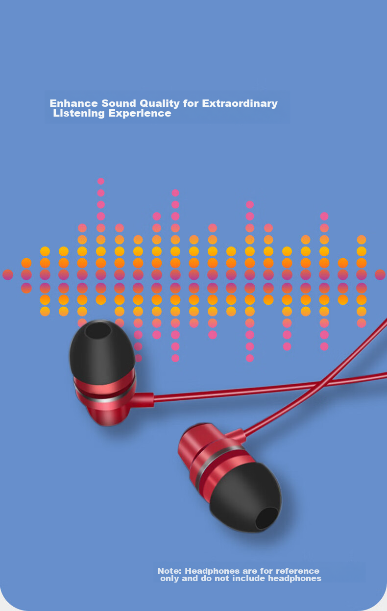 Masentek ES20 Bluetooth Earphones Eartips, In-Ear Silicone Soft Tips, Universal Protective Covers, Replaceable Accessories, Compatible with Huawei, Vivo, Oppo, Xiaomi, Black