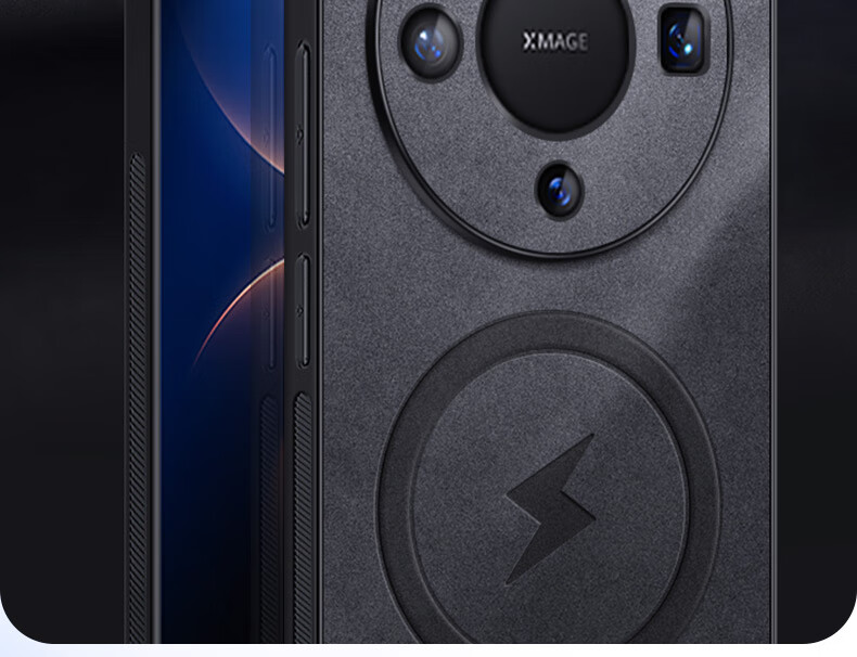 Чехол для телефона Shangsu Huawei Mate80/Mate80 Pro, кожаный, черный, с защитой от падений