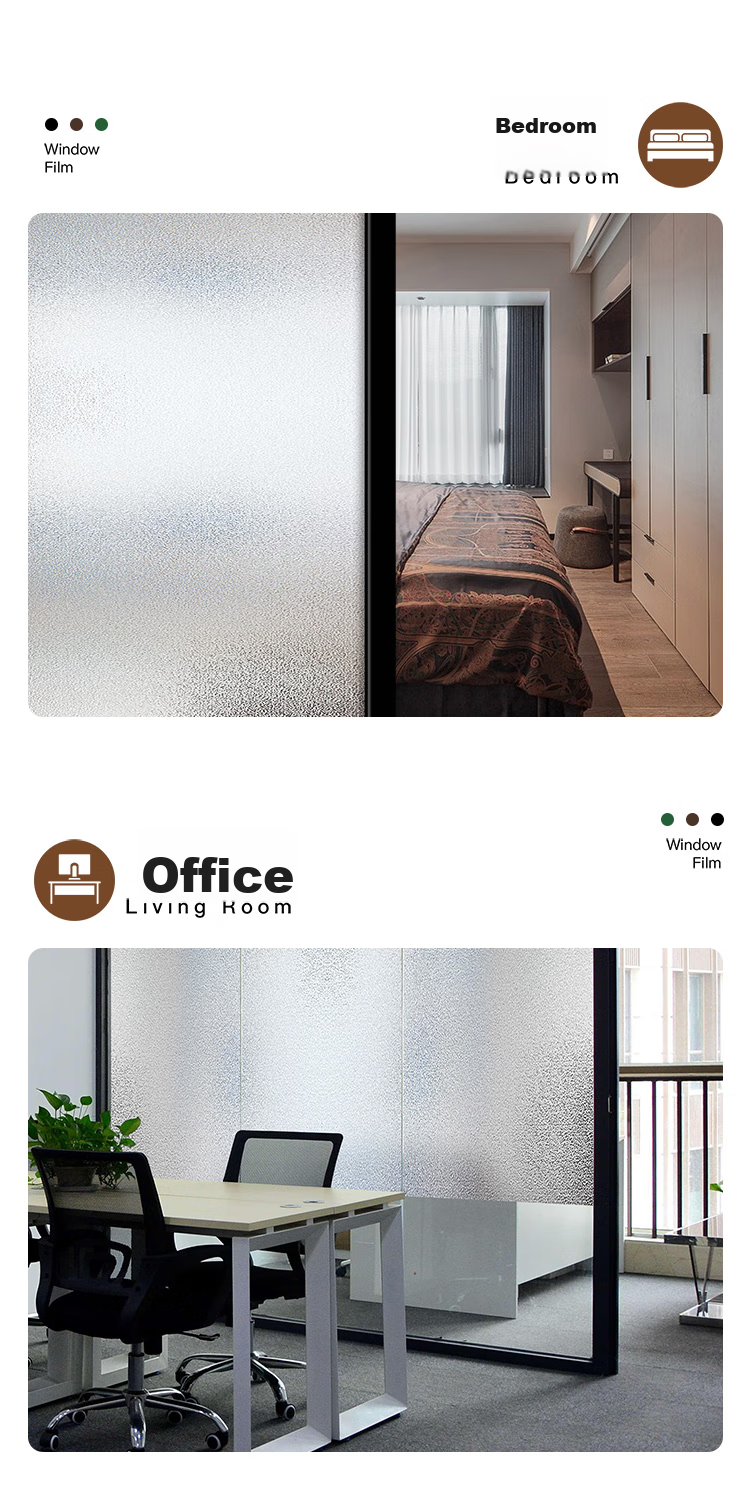 Пленка для окон Quatrefoil Pure Frosted Glass Film, статическая, без клея, для ванной комнаты, 90*300 см