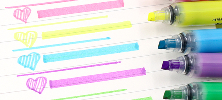 Маркер Pentel SXS15, выдвижной, для журналов, большой емкости, перезаправляемый, флуоресцентный, 4.5 мм, небесно-голубой