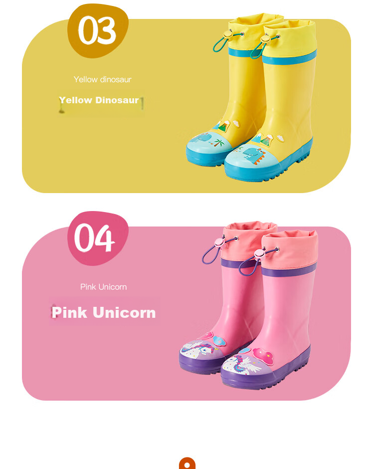 Детские резиновые сапоги Lemonkid, водонепроницаемые, нескользящие, желтые, размер 34
