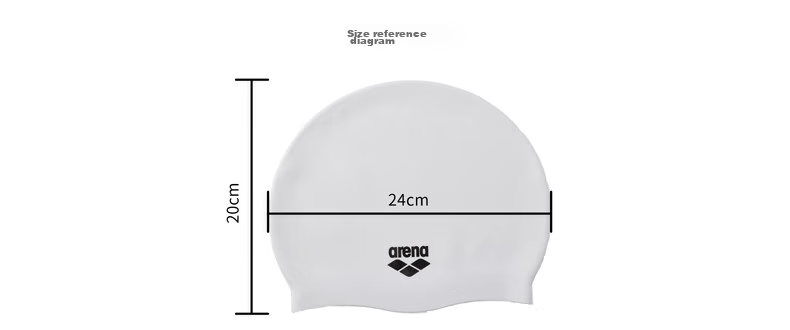 Шапочка для плавания Arena ECN1200, силиконовая, водонепроницаемая, для длинных волос, унисекс, черный