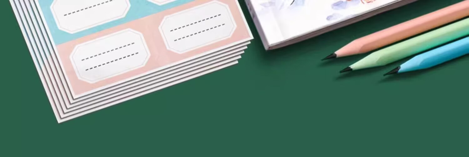 Обложка для книг и тетрадей "Шесть Пин Тан", самоклеящаяся, матовая, 16K, размер M (450x300 мм), 10 шт.