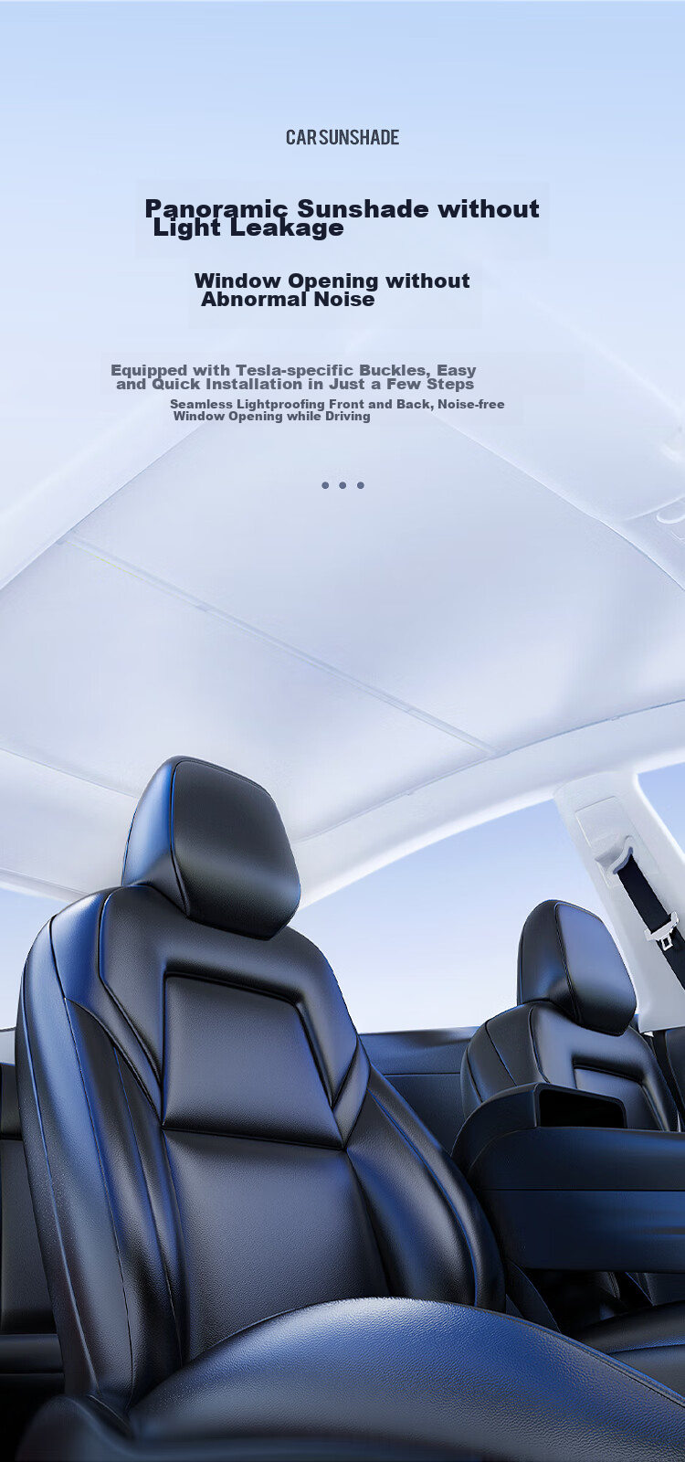 BIAZE Солнцезащитная шторка для Tesla Model 3, на крышу, защита от солнца, теплоизоляционная перегородка, оригинальный цвет Tesla, светоблокирующая панель