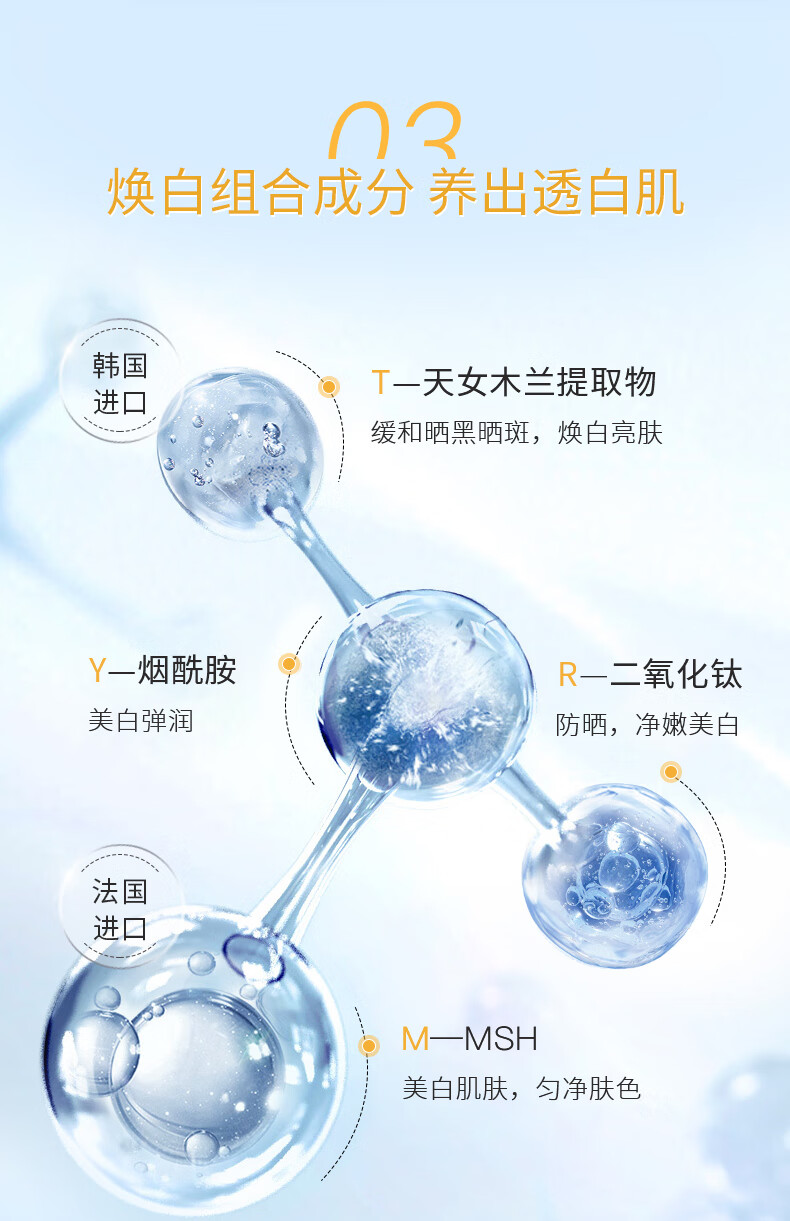 幽玫防晒霜隔离清爽质地夏季全身保湿面部水汗清爽SPF50+ 【轻薄一夏】一瓶装