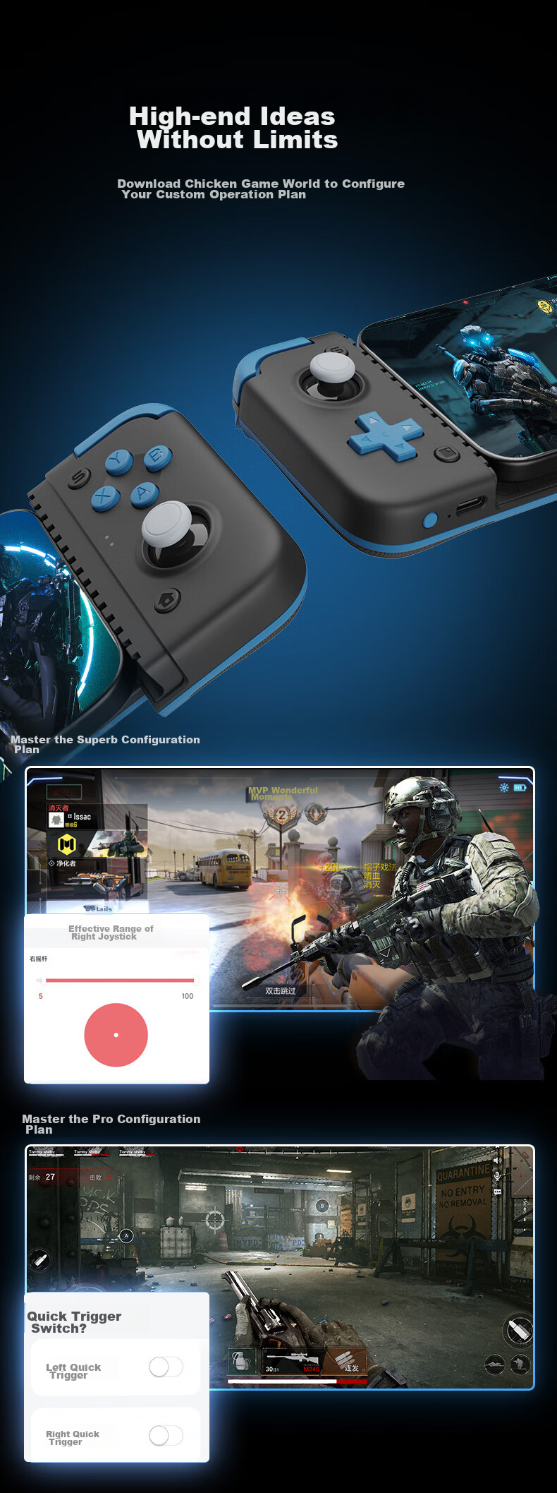 Bluetooth-геймпад Gamesir X2s для Android, Switch, мобильных игр, облачных игр, iOS