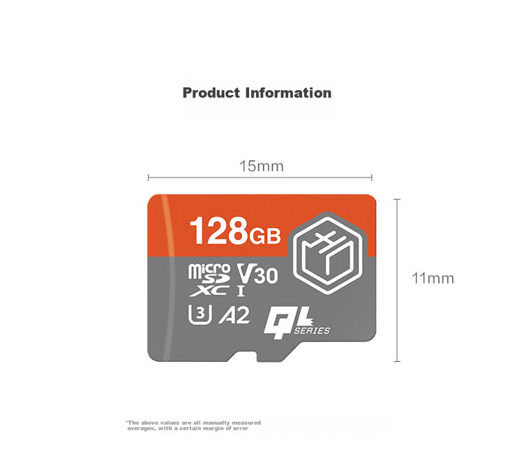 Карта памяти JD Original 128GB Kylin Series TF (MicroSD) U3 C10 A2 V30 для смартфонов, планшетов и игровых приставок