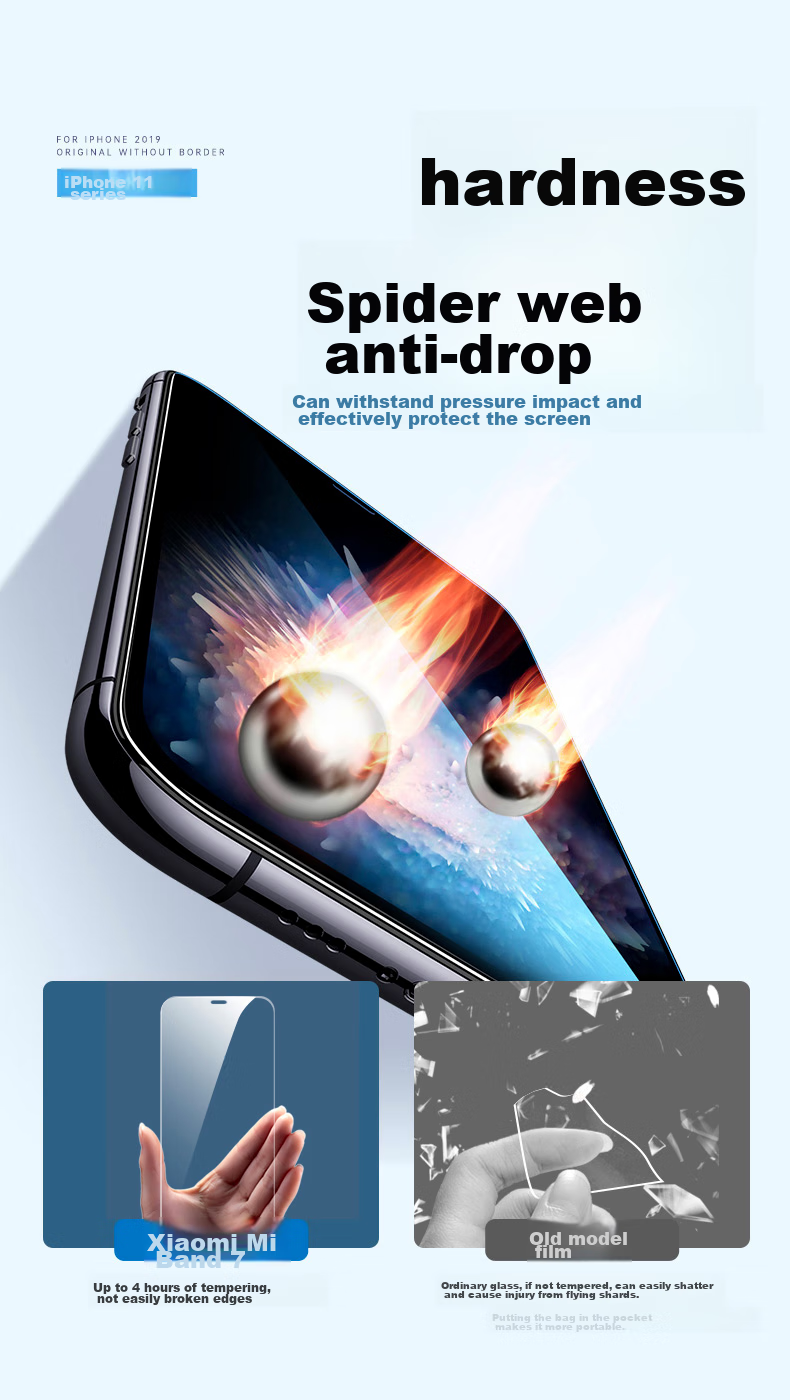 Защитное стекло ESR для Apple iPhone 11 Pro Max / XS Max, прозрачное, закаленное стекло, защита от царапин и отпечатков пальцев