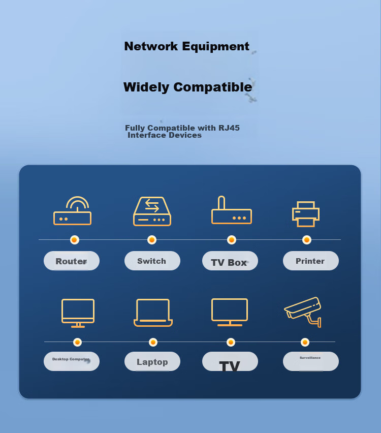 Кабель CHOSEAL Cat8 Ethernet, 10 Гбит/с, 8-жильный, витая пара, для инженерии, домашнего гейминга, компьютера и широкополосного подключения, 1 метр, QJ3101BK
