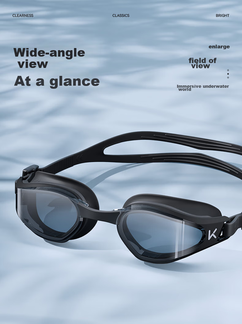 Очки для плавания Keep Swimming Goggles с антифогом, водонепроницаемые, профессиональные, для мужчин и женщин, модель 870, полуночно-синие