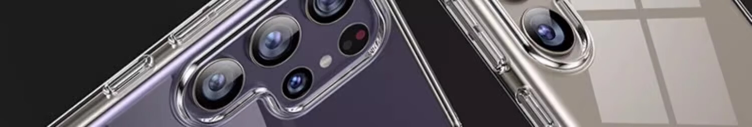 Чехол для Samsung S23 Ultra POZZO, полностью прозрачный, ультратонкий, противоударный, защита от отпечатков пальцев