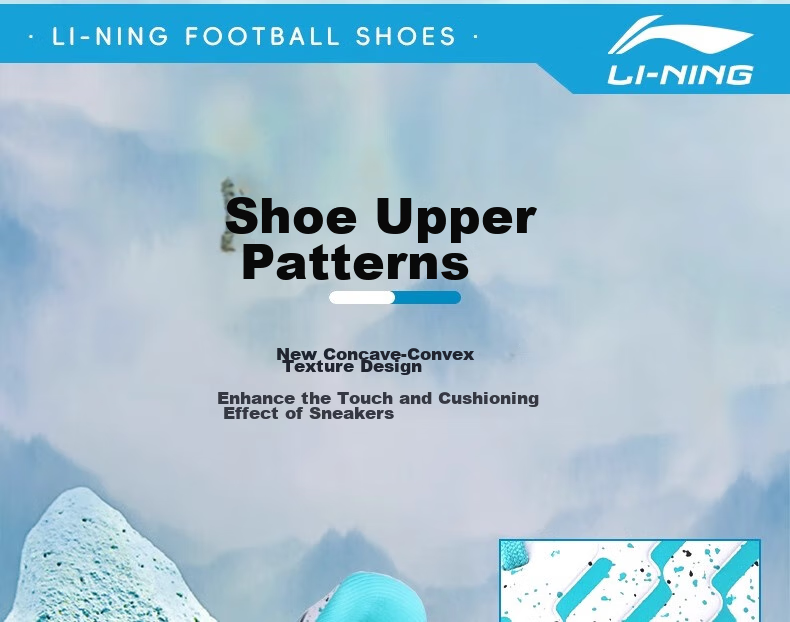 Детские футбольные бутсы Li-Ning MG, для подростков, мальчиков и девочек, нескользящие, износостойкие, профессиональные, зеленые, размер 32