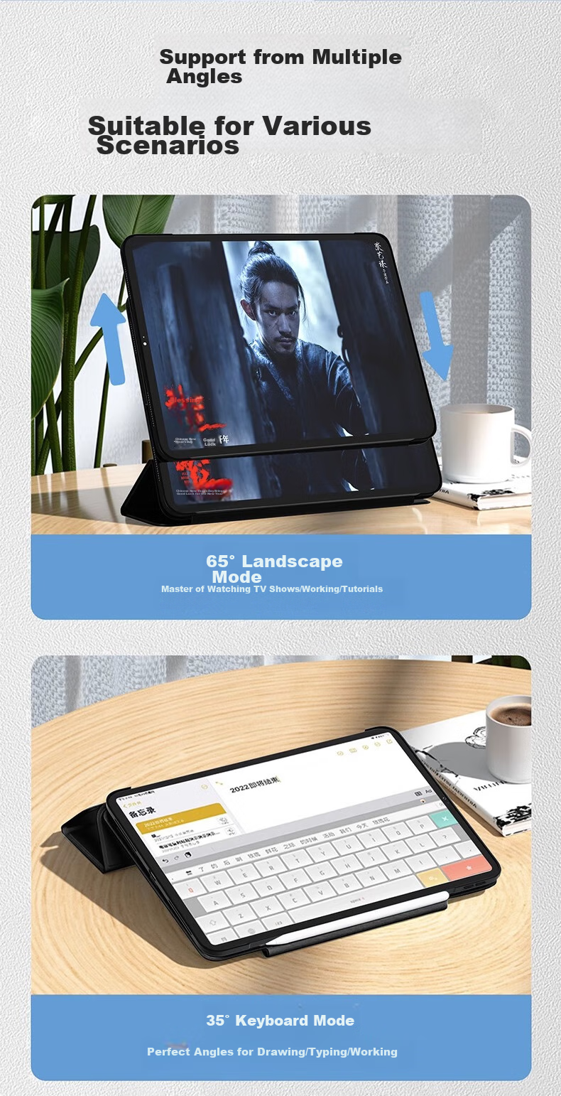 Защитный чехол Zhiting для iPad 10-го поколения (2025 г., чип A16), 11 дюймов, полносиликоновый, противоударный, с классической подставкой-книжкой, цвет «Цветок вишни»