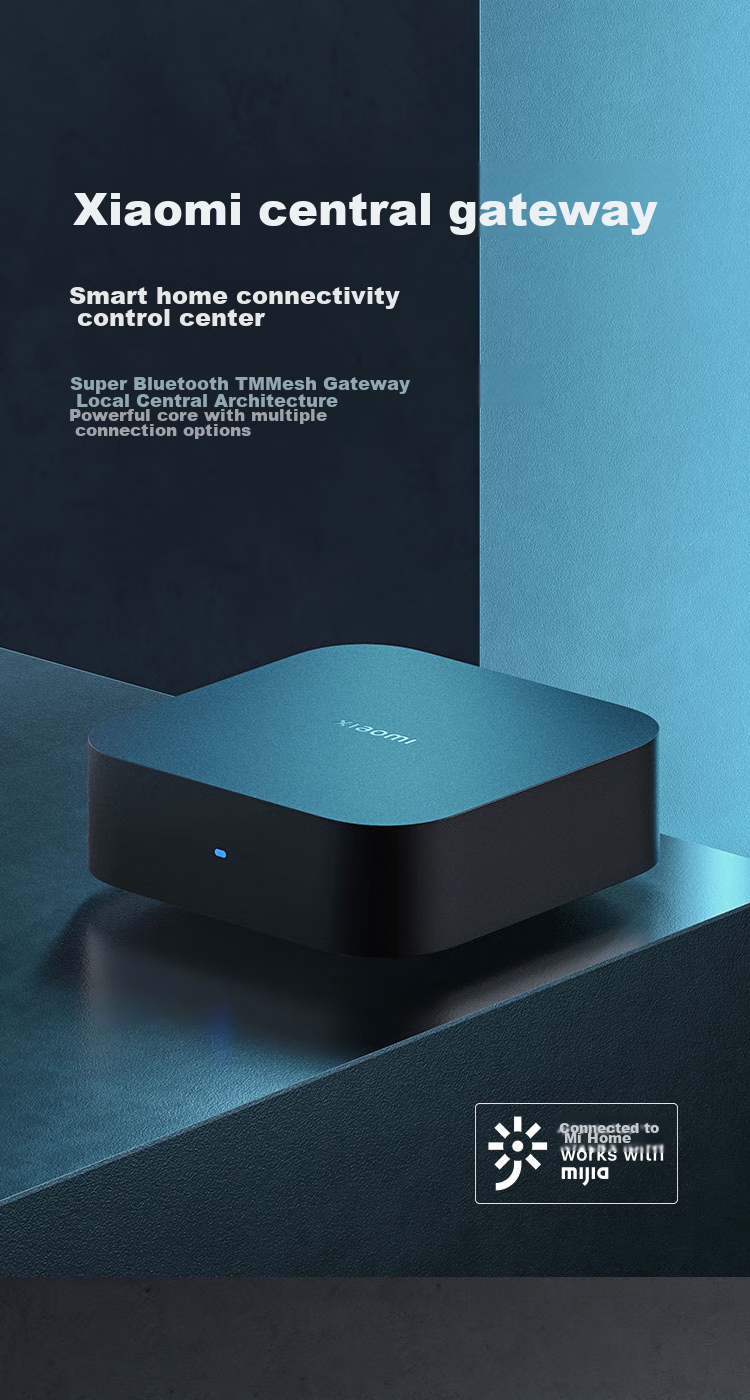 Умный хаб Xiaomi Mijia Smart Hub Gateway, центр управления умным домом, беспроводное управление, Bluetooth Mesh, миллисекундный отклик