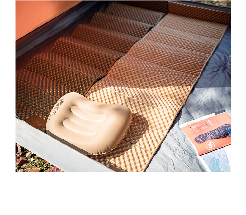 Двухместный туристический коврик MOBIGARDEN NX20663007, оливково-зеленый, портативный, противоскользящий, защита от влаги, для кемпинга и отдыха на природе