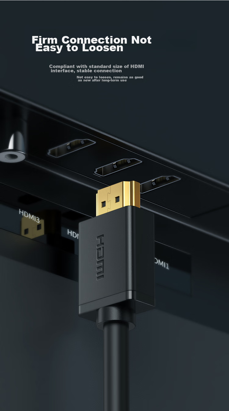 UGREEN HDMI Extension Cable Male to Female, 4K Digital High-Definition Cable, 3D Video Cable, Data Connection Cable for Laptop, TV, Monitor, Projector, 1 Meter