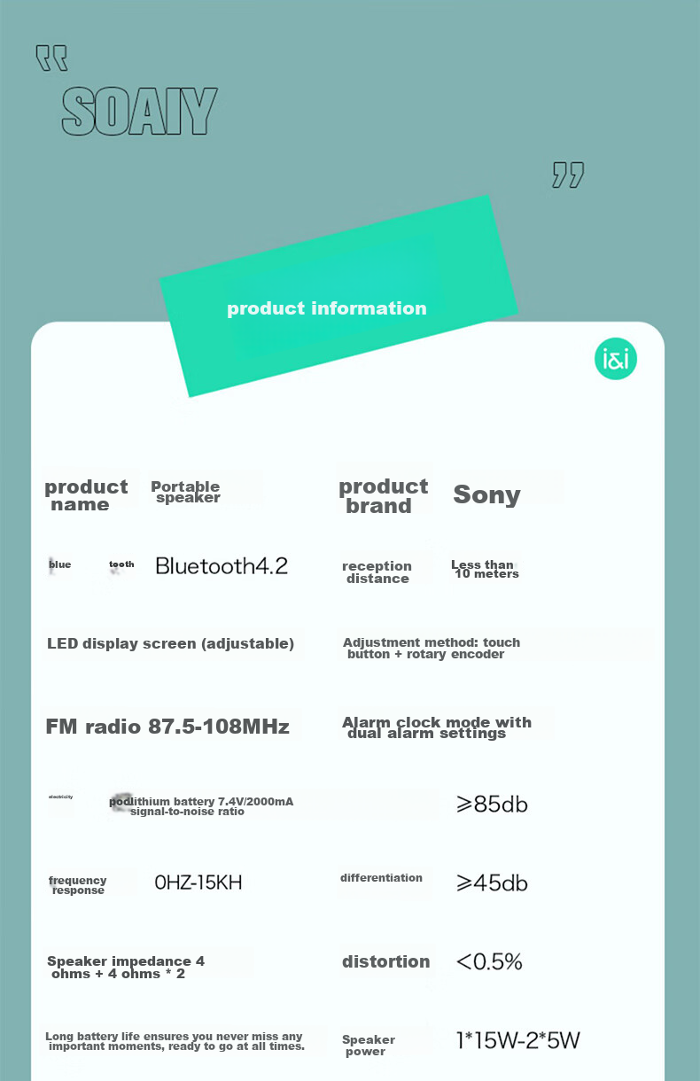 Портативная колонка Soaiy S18 Bluetooth, для домашнего использования, с функцией будильника, наружный сабвуфер, радио с разъемом для карт, усилитель для танцев, креативный дизайн, коралловый серый