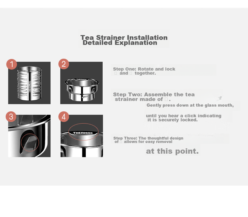 Термос THERMOS Water Pattern Hiker Edition 400мл, портативный, с двойными стенками, синий