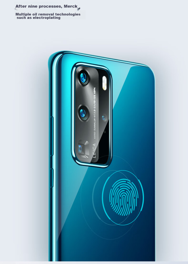 Чехол для Huawei P40 DIVI, силиконовый, прозрачный, противоударный, полный комплект защиты объектива