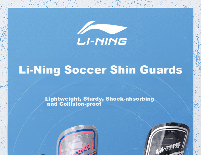 Щитки для ног Li-Ning, профессиональная спортивная защитная экипировка для детей и взрослых, черные с зеленым, размер M