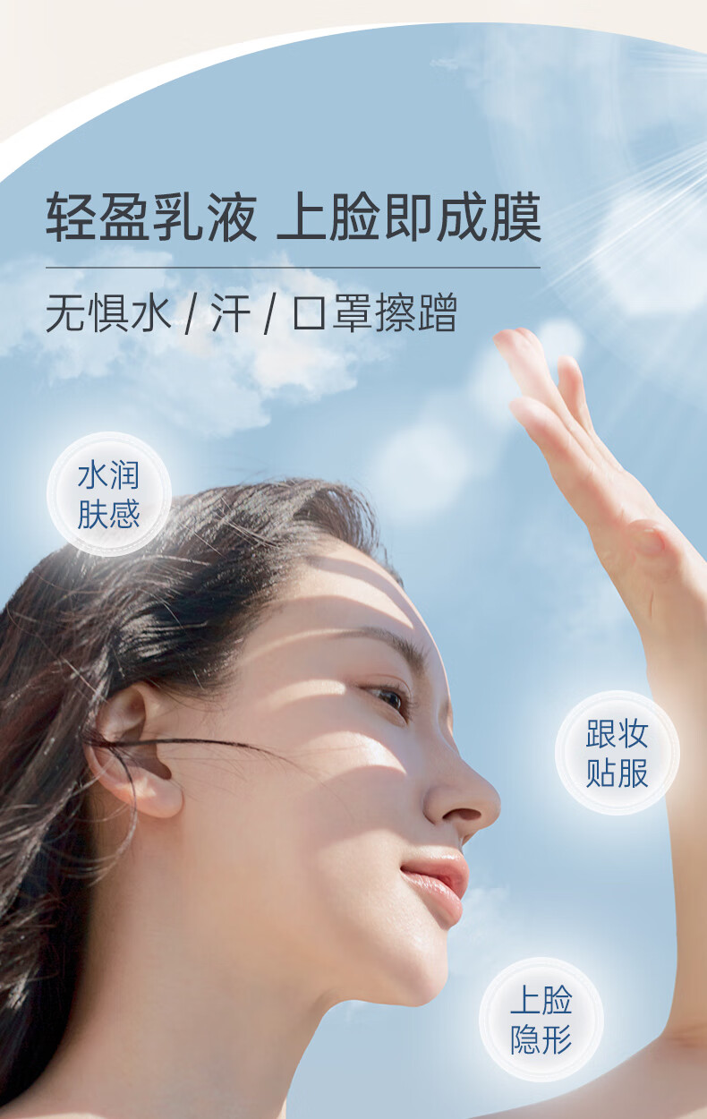仁和匠心防晒乳30g 防晒霜隔离霜妆前乳男女防嗮户外紫外线全身通用SPF50+