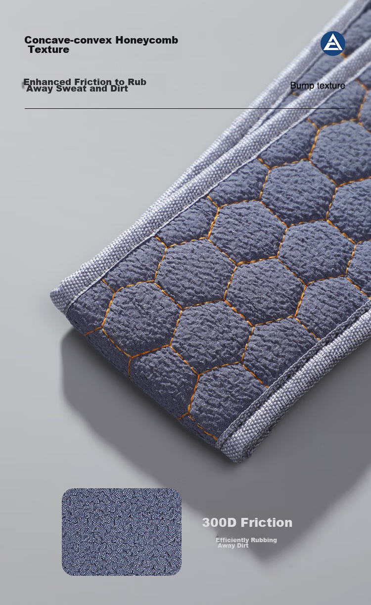 Набор для ухода за кожей Creative Art, exfoliating washcloth set for men, 3 предмета, банное полотенце, скраб для спины, мочалка для душа, губка для ванны, люфа для отшелушивания с грубым и мелким песком