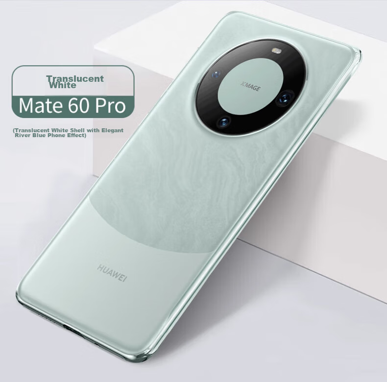 Чехол EDDGA для Huawei Mate60 Pro, ультратонкий, матовый, полупрозрачный, с полной защитой объектива, противоударный, приятный на ощупь