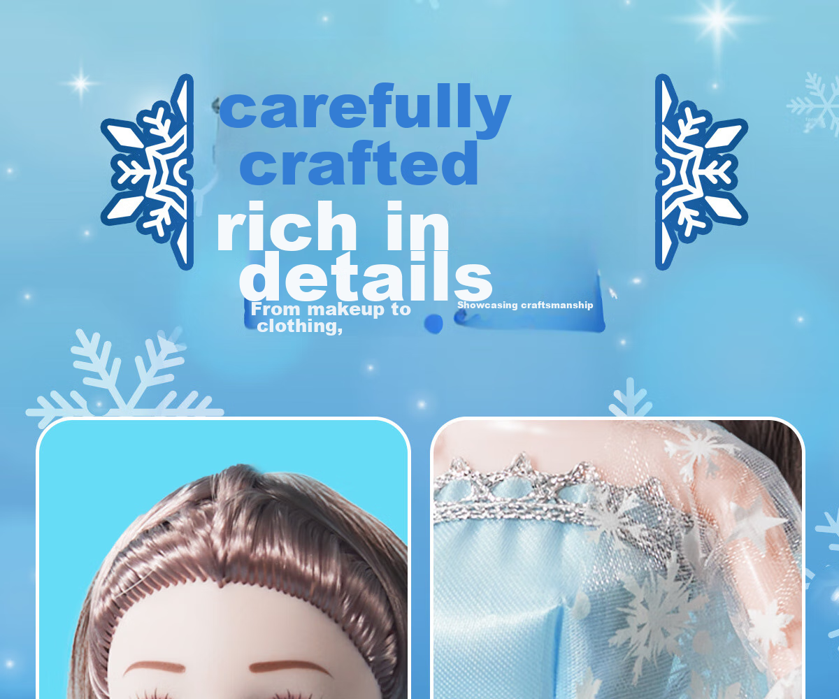 Кукла Dimoarch Princess Gift Box, большая подарочная коробка с сумочкой, подарок на Новый год и день рождения для девочек