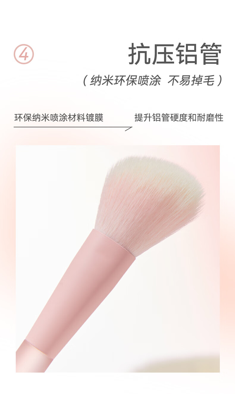 标记（BLJ）11支化妆刷套装粉底腮红眼影修容遮瑕唇散粉眉刷初学者工具刷子全