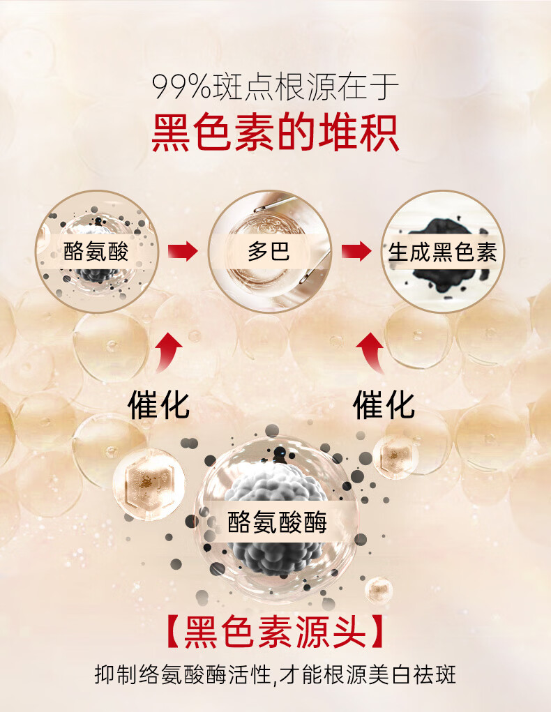 南京同仁堂美白祛斑次抛精华液淡化斑点去黄去斑提亮肤色补水男女护肤品45ml