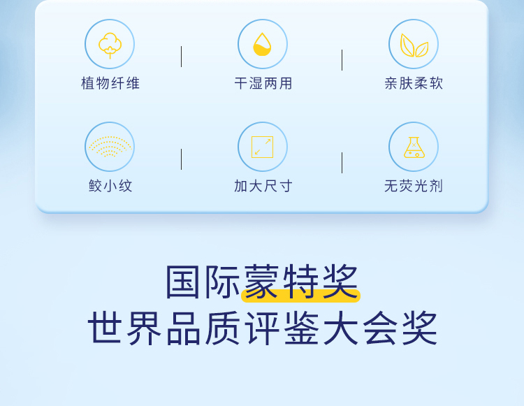 ITO洁面巾 美容干湿两用一次性加厚洗脸巾 约250g*3卷 包装随机发
