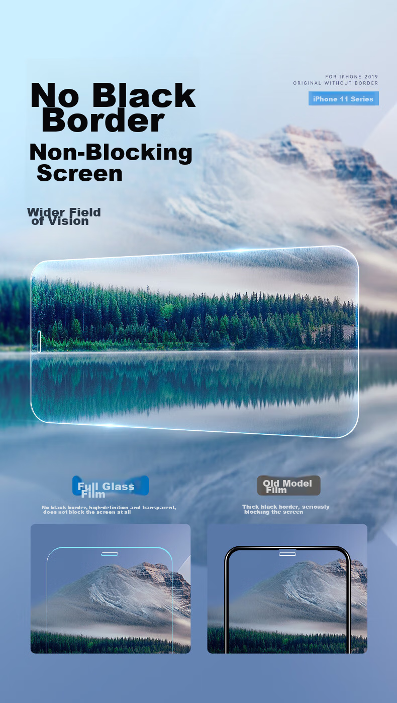 Защитное стекло ESR для Apple iPhone 11 Pro Max / XS Max, прозрачное, закаленное стекло, защита от царапин и отпечатков пальцев