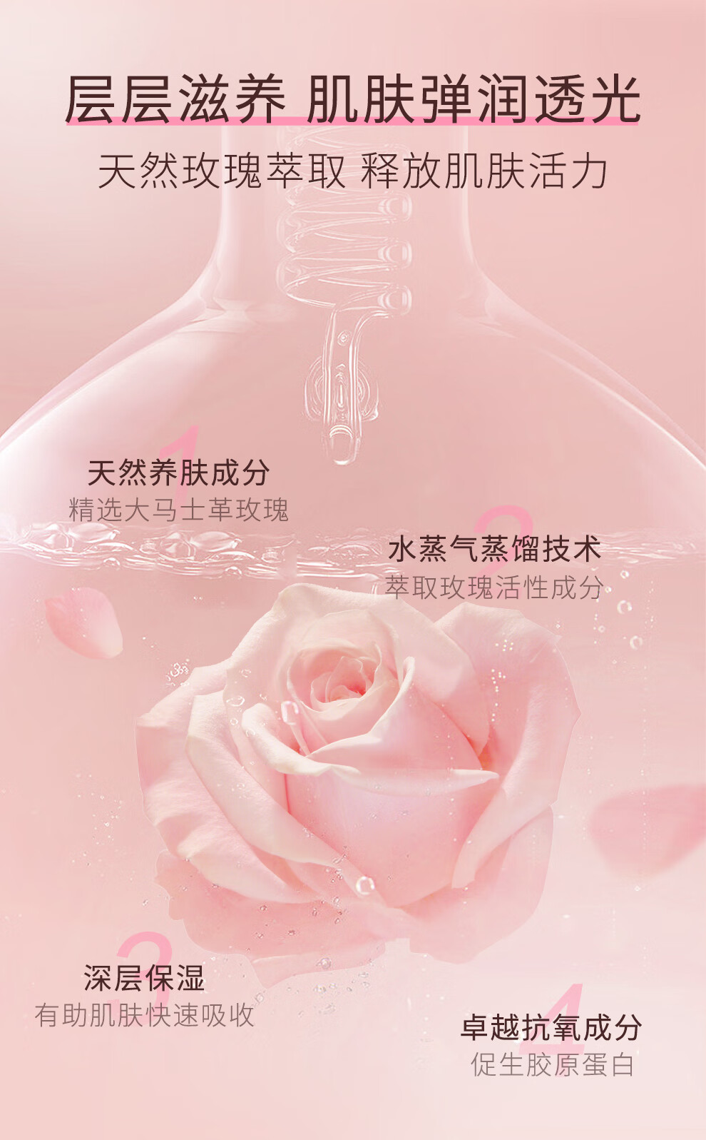 泊美（PURE & MILD）鲜纯珍萃生机悦润2件套滋润型深层补水(水150ml+乳120ml)