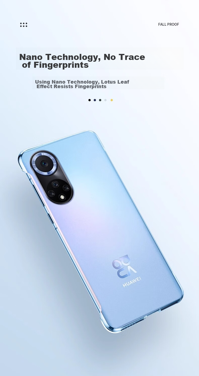 Чехол ZHIWEISHI для Huawei Nova 9 Pro, ультратонкий, полностью прозрачный, противоударный, простой дизайн
