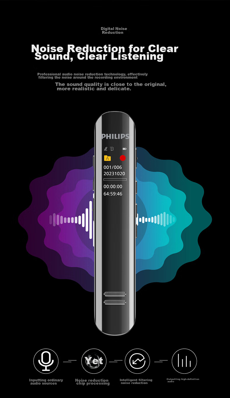 Диктофон PHILIPS