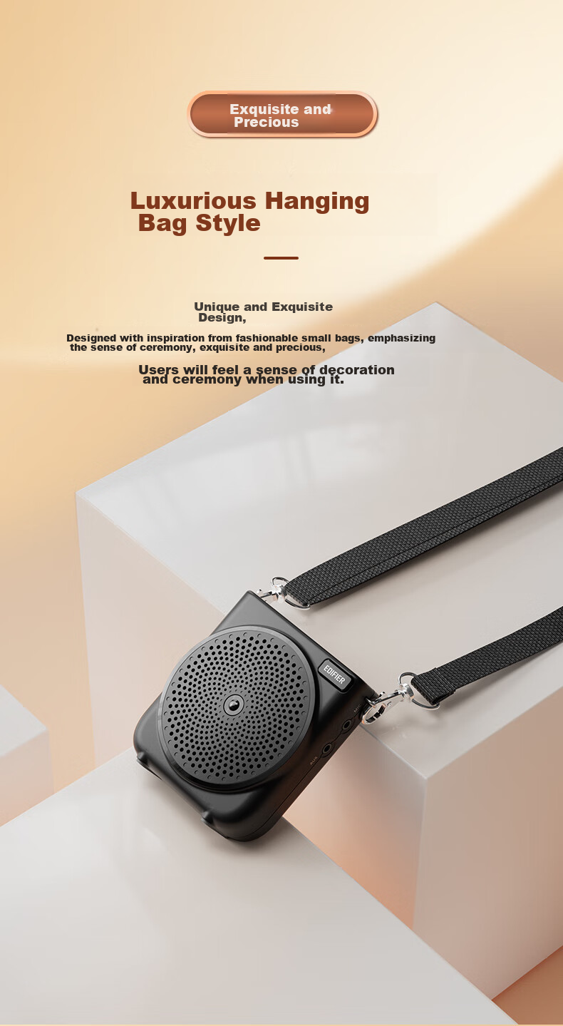 Портативный усилитель Edifier MF3 Mini, проводной, черный