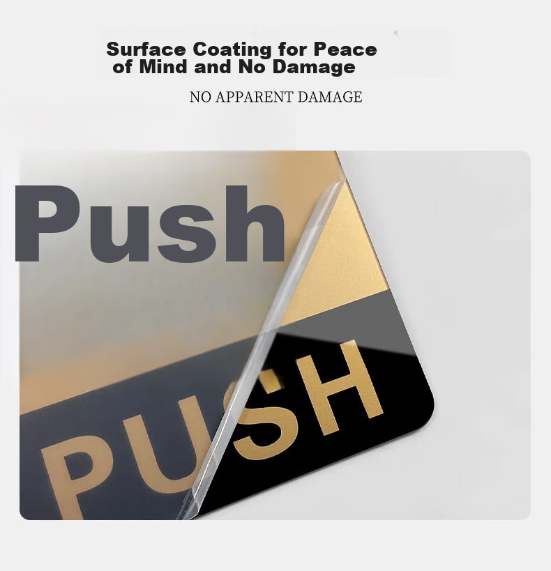 Наклейка на дверь "Push-Pull"