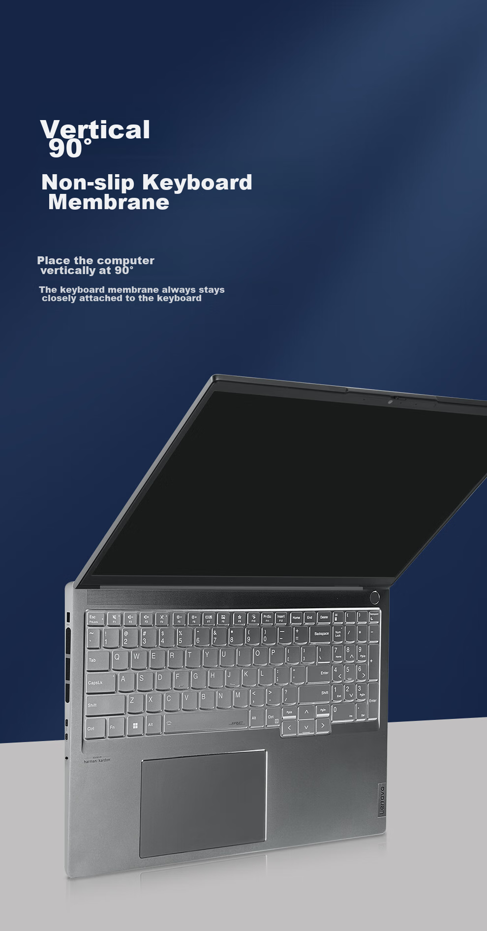 Защитная пленка для клавиатуры Lenovo ThinkBook 16+/16p/16 Ryzen AI/i7, ультратонкая, водонепроницаемая, пылезащитная, TPU
