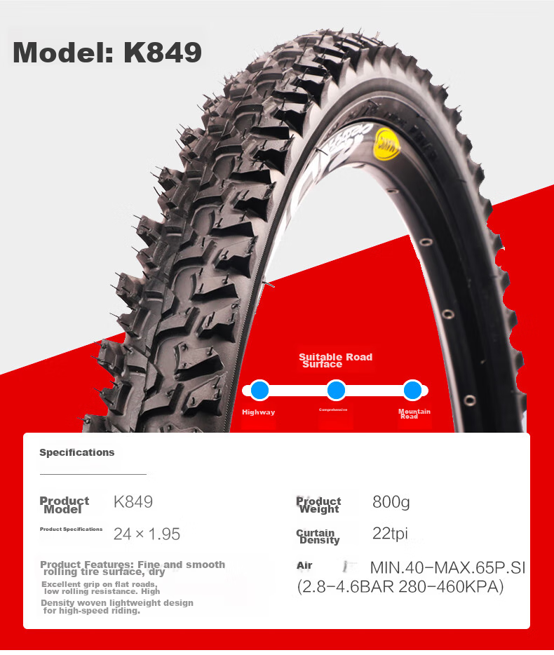 Велосипедная внешняя покрышка KENDA K924, 22X1.75, для городских велосипедов, противоскользящая, износостойкая, с гладкой головкой, винтажная, ретро, черная