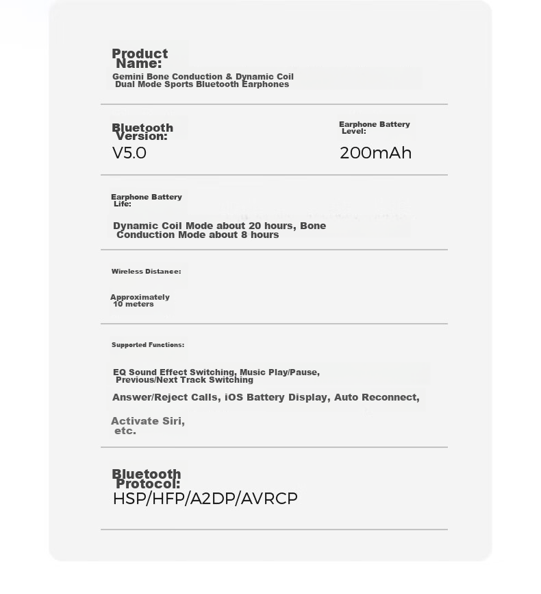 Беспроводные наушники Dacom G100 с костной проводимостью, спортивные Bluetooth-гарнитуры, шейный ободок, шумоподавление, совместимы с Apple, Huawei, Xiaomi