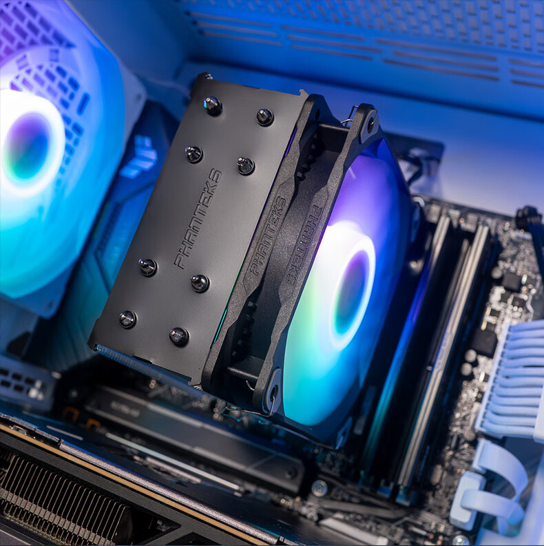 Кулер для процессора PHANTEKS Polar S4, башенный, 4 тепловые трубки, ARGB вентилятор, высокая производительность