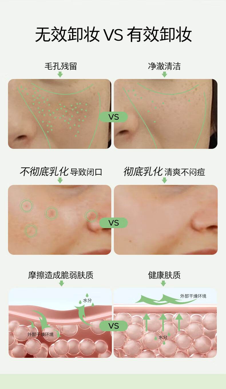 FARMACY法沫溪辣木籽卸妆膏100ml不闷痘三合一眼唇卸妆油生日礼物送男女