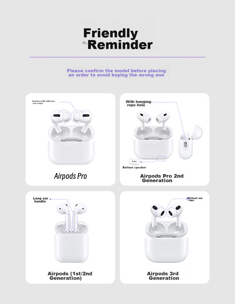 Чехол PISEN для AirPods Pro, прозрачный, TPU, с защитой от падений и царапин, с ремешком