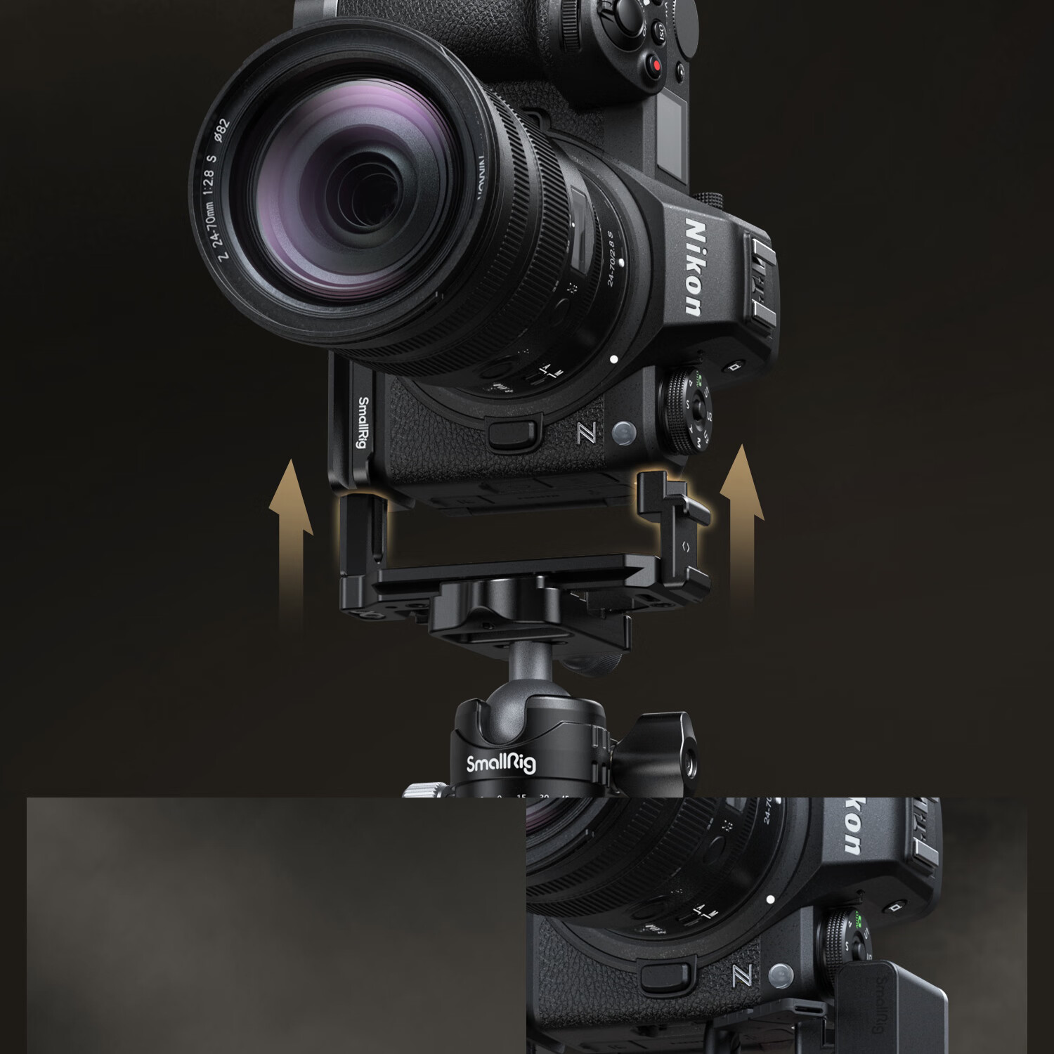 Комплект SmallRig 4523 для Nikon Z6 III, "Ночной филин", подходит для беззеркальных камер Nikon Z6 III, с ручным захватом, комплект аксессуаров для фото- и видеосъемки, L-пластина для камеры, клетка "Кролик"